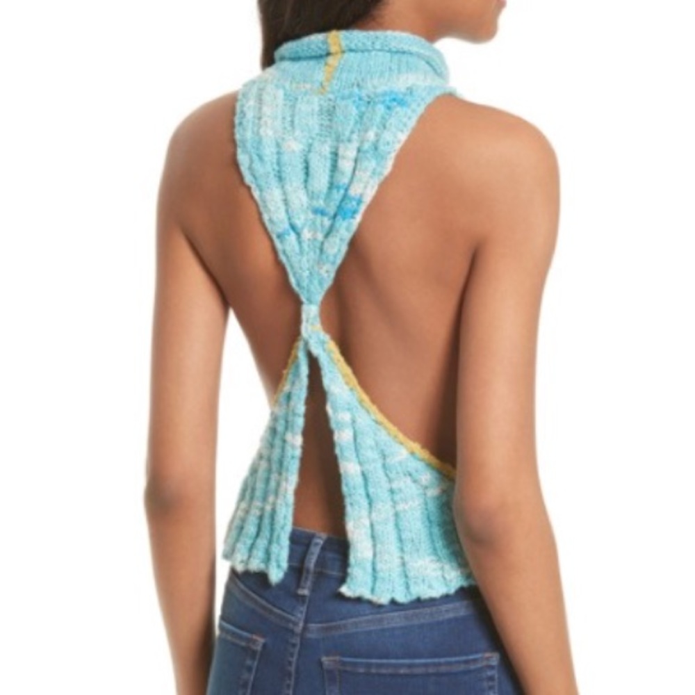 NWT Free People Laguna Tank in Blue